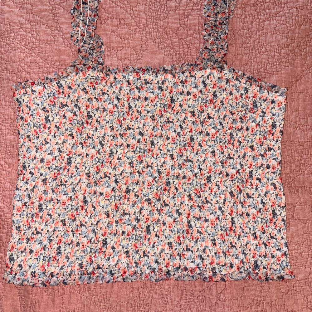 Abercrombie Floral Smocked Women's Top